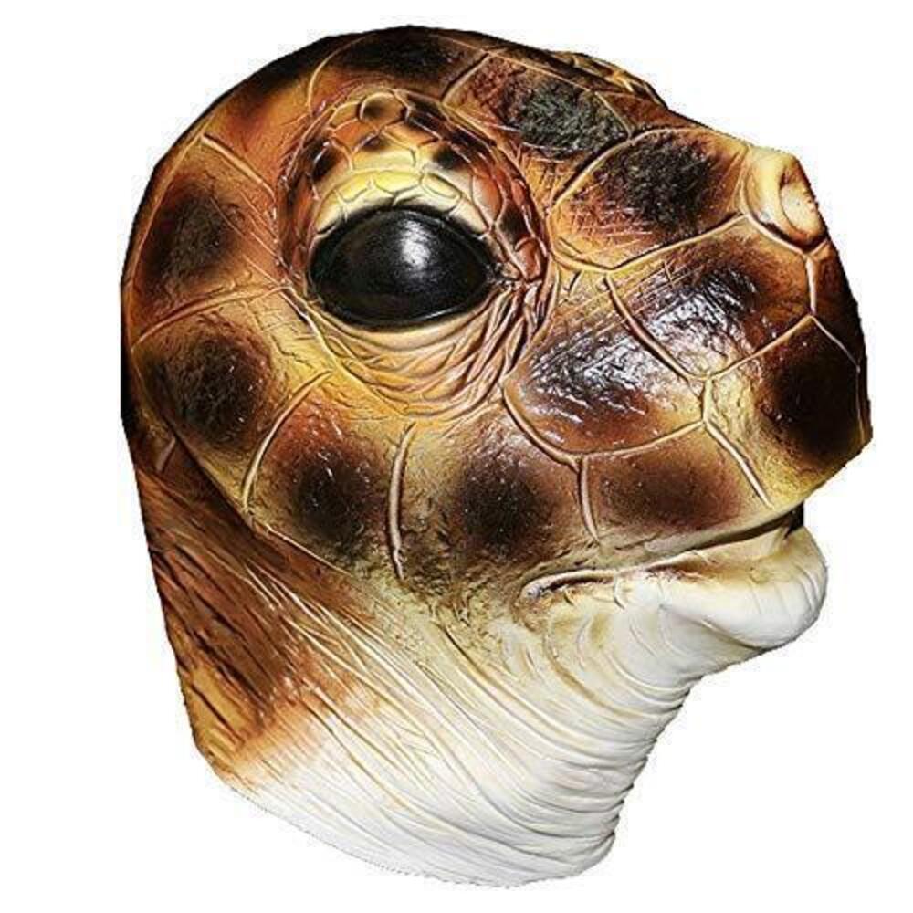 3455 Latex Animal Aquatic Sea Turtle Full Head Mask Halloween Costume Fancy